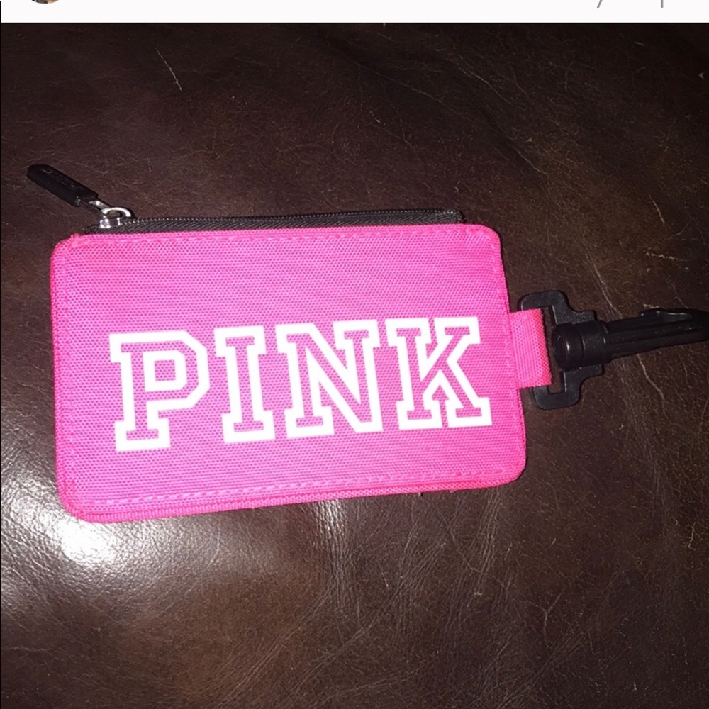 Pink id wallet no lanyard